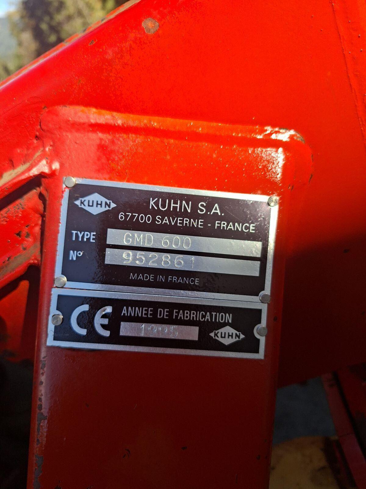 Kuhn Heckmähwerk 2,40 m GMD 600 2