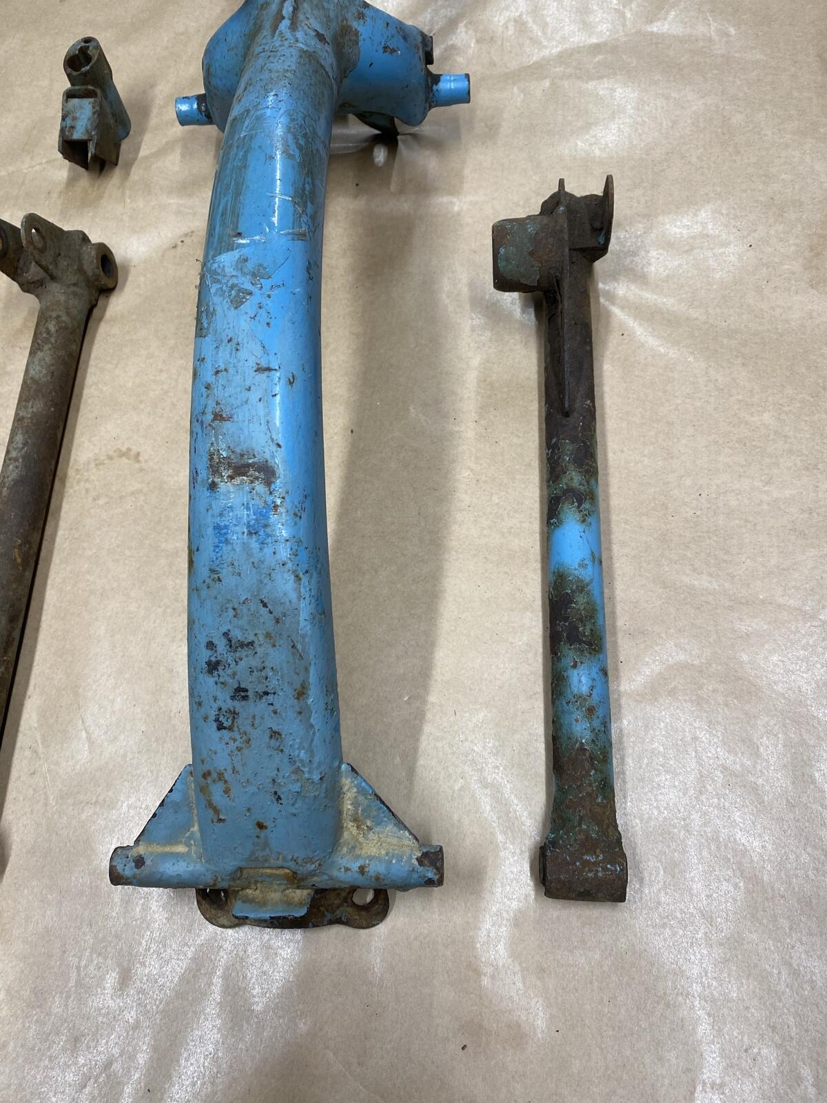 Puch DS 50 Vordere Gabel - Mit Bügel - Original Lack Puch DS 3