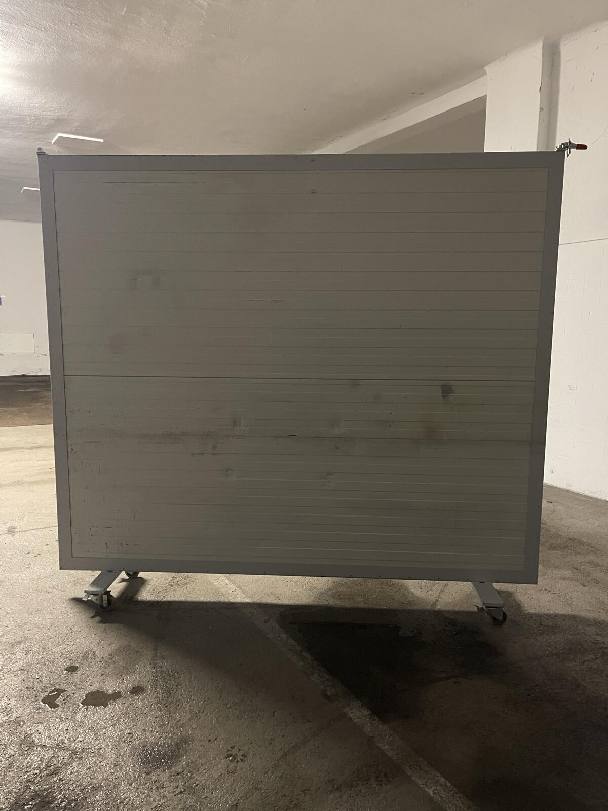 Industrie Trennwand, mobile Sichtschutzwand 2.500 × 2.100 2