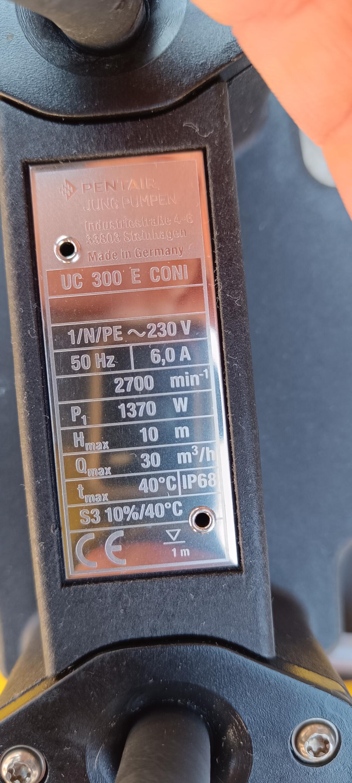 Jung Fäkalienhebeanlage Compli 300 E / 1 3