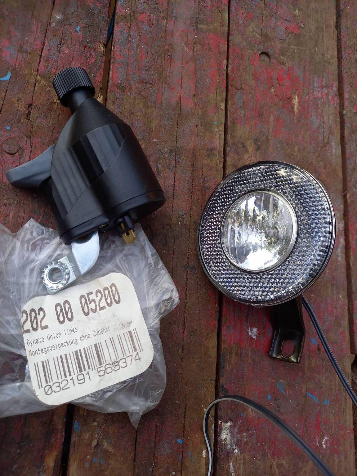 Dynamo li. und Halogen Lampe Fahrrad 3