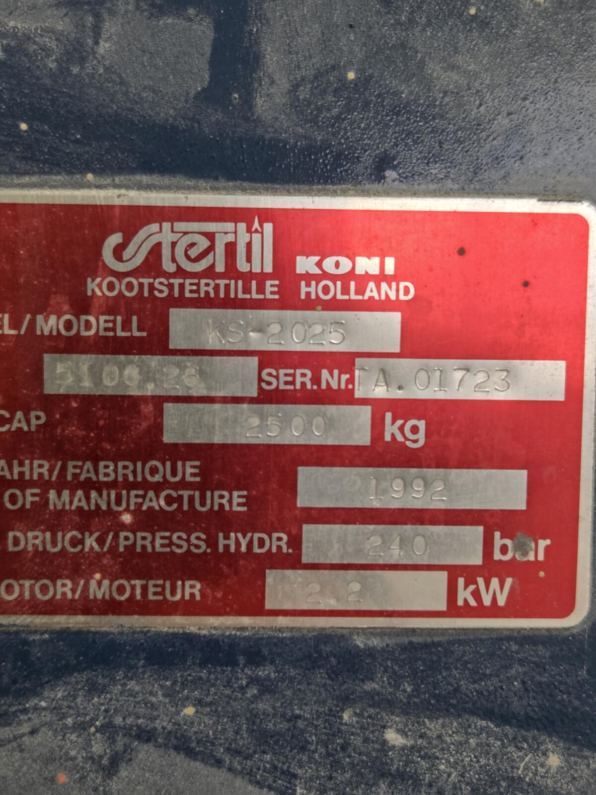 Stertil BV Hebebühne 2