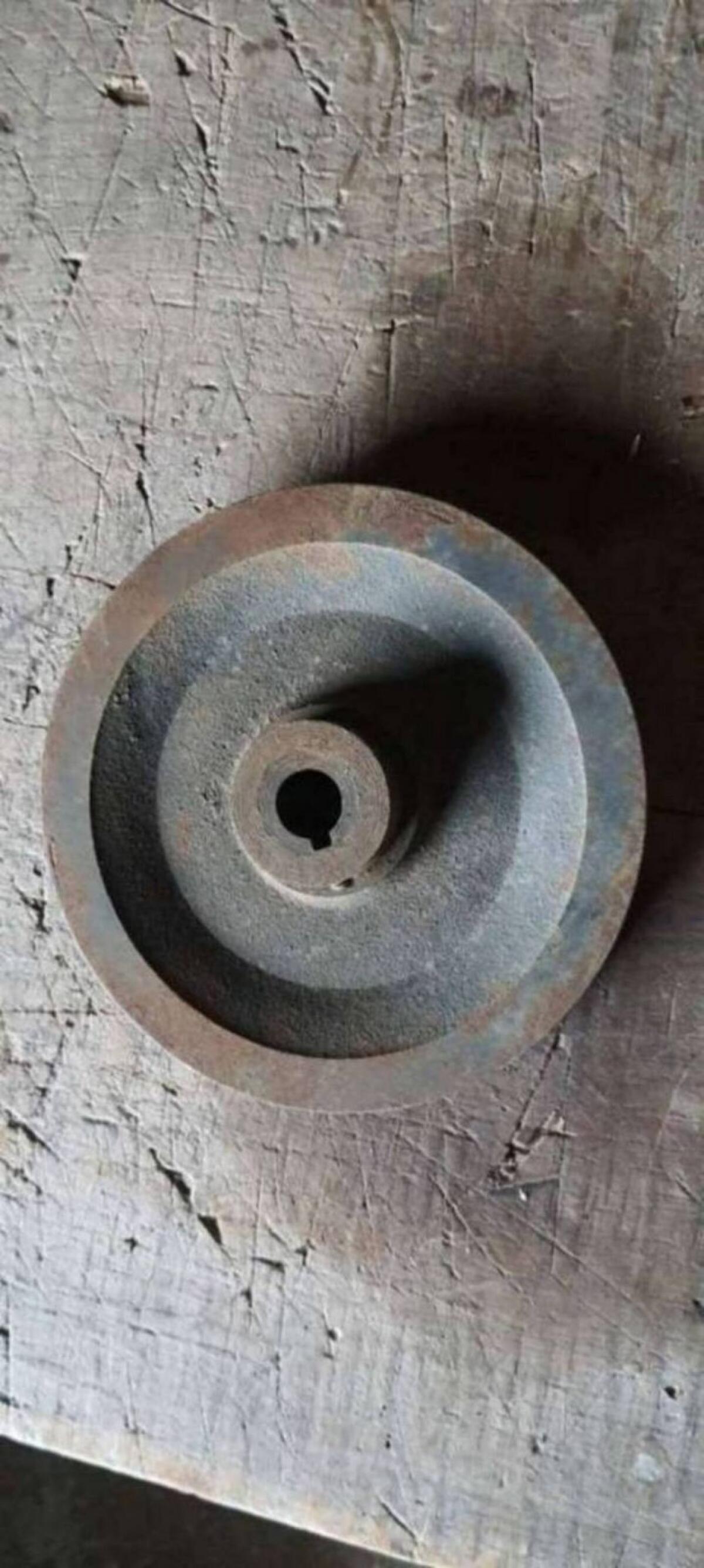 1-rillige Keilriemenscheibe 15,5 cm Dm. 2