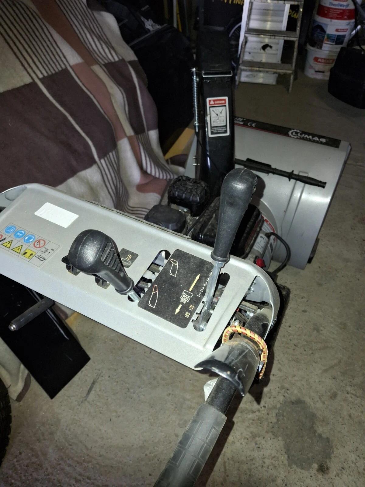 Schneefräse Lumag Benzin 3