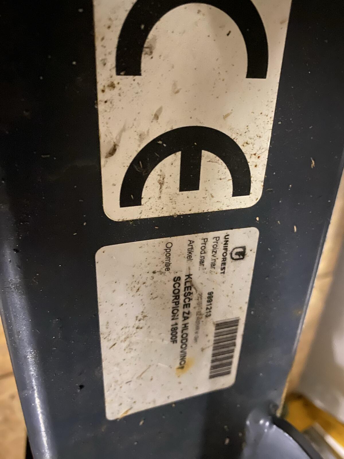 Rücke, Verladezange Uniforest Scorpion 1800F 2