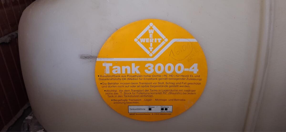 Heizöl-Tank 3.000 l 2
