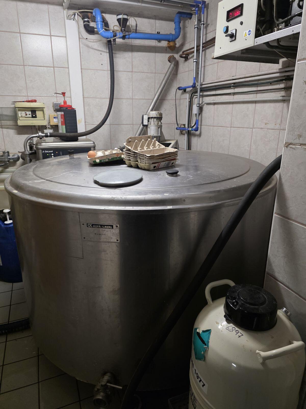 Milchtank Alfa Laval 2