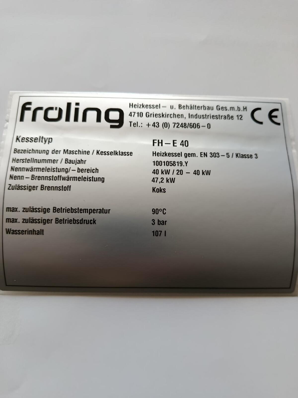 Fröling Festbrennstoffkessel 2