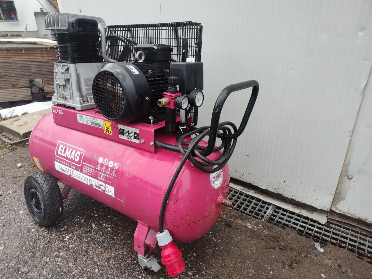 ELMAG Meister 600 Profi Kompressor Luftdruck 2