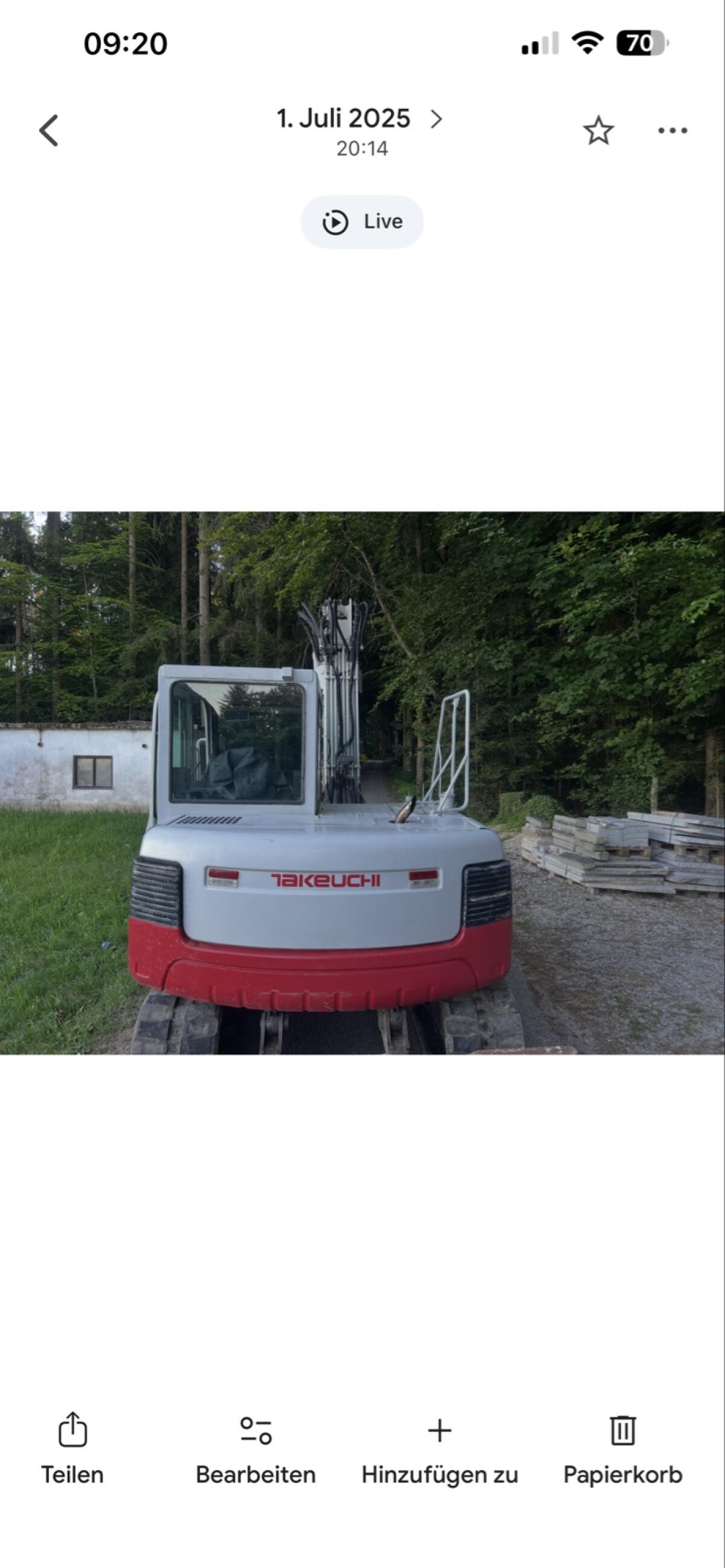 Takeuchi TB175 mit Powertilt 2