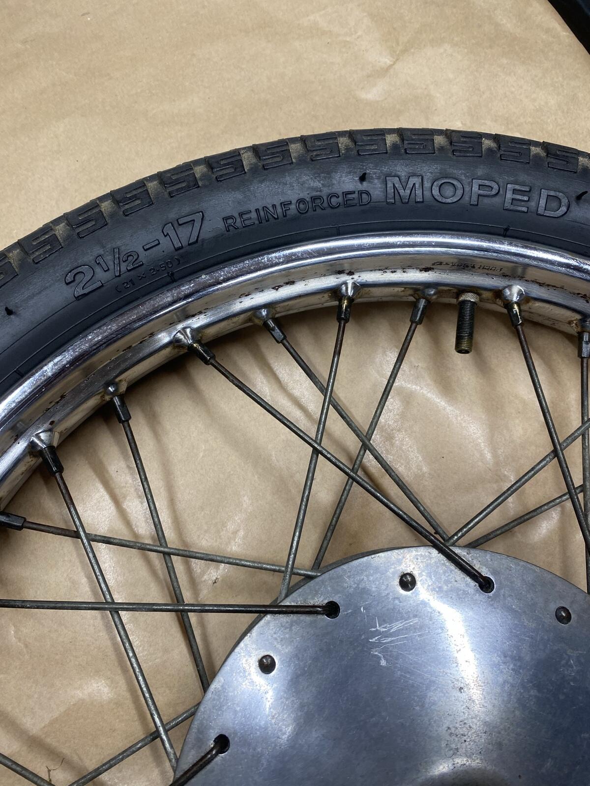 Puch M 50 Felge - Vordere Felge - 17 Zoll Original Puch 3