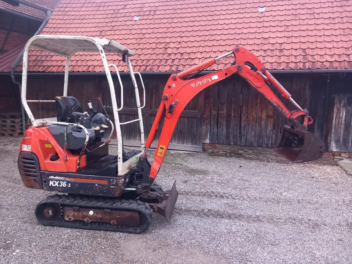 Bagger Minibagger Kubota KX36-3 2