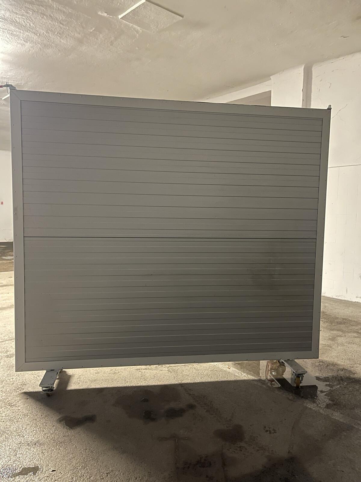 Industrie Trennwand, mobile Sichtschutzwand 2.500 × 2.100 3