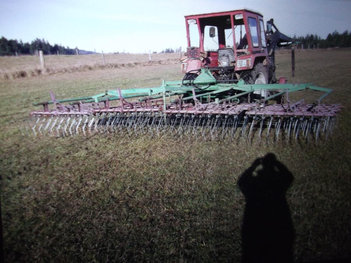Verkaufe Striegl, 6 m AB, mit neuwertigen Zinken. 2