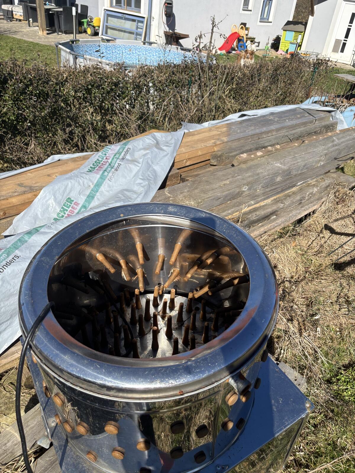 Geflügel Rupfmaschine 2