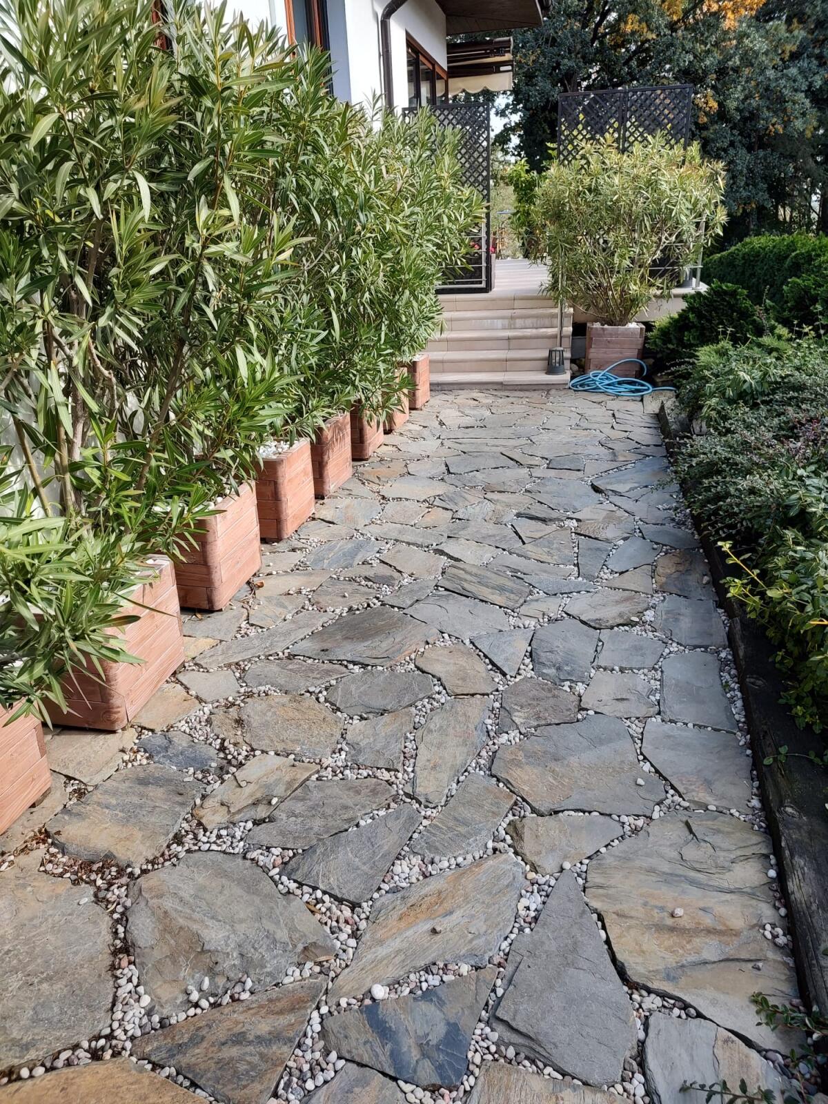 Schiefersteine Platten Gartenplatten 2