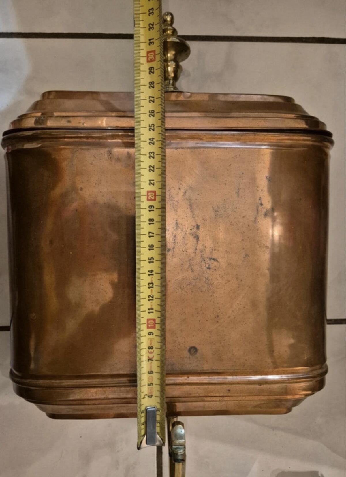 Antikes Kupfer-Handwaschbecken, Wandbrunnen 3