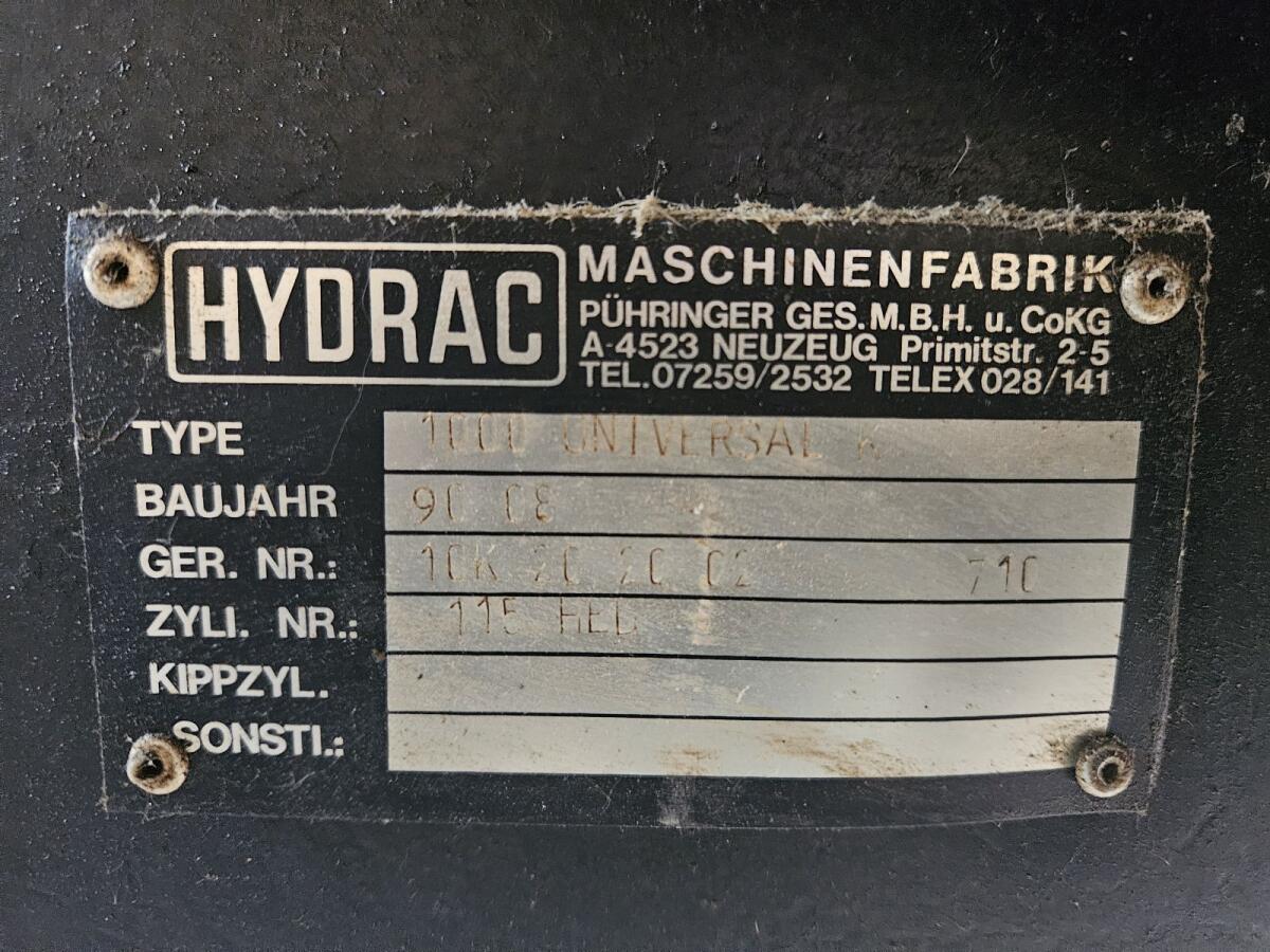 Hydrac Universal 1.000 Frontlader 3