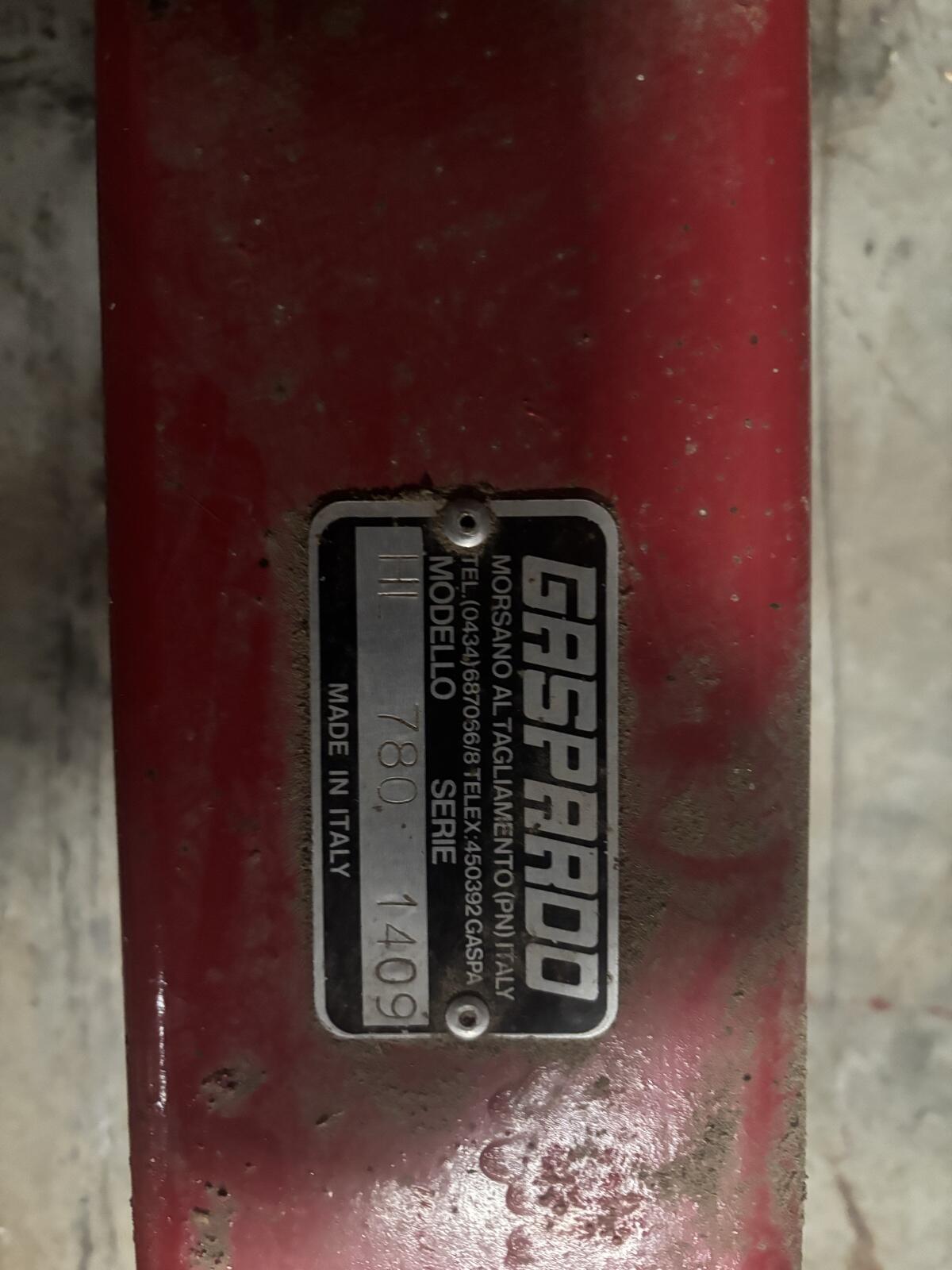 Maishackgerät Gaspardo 3