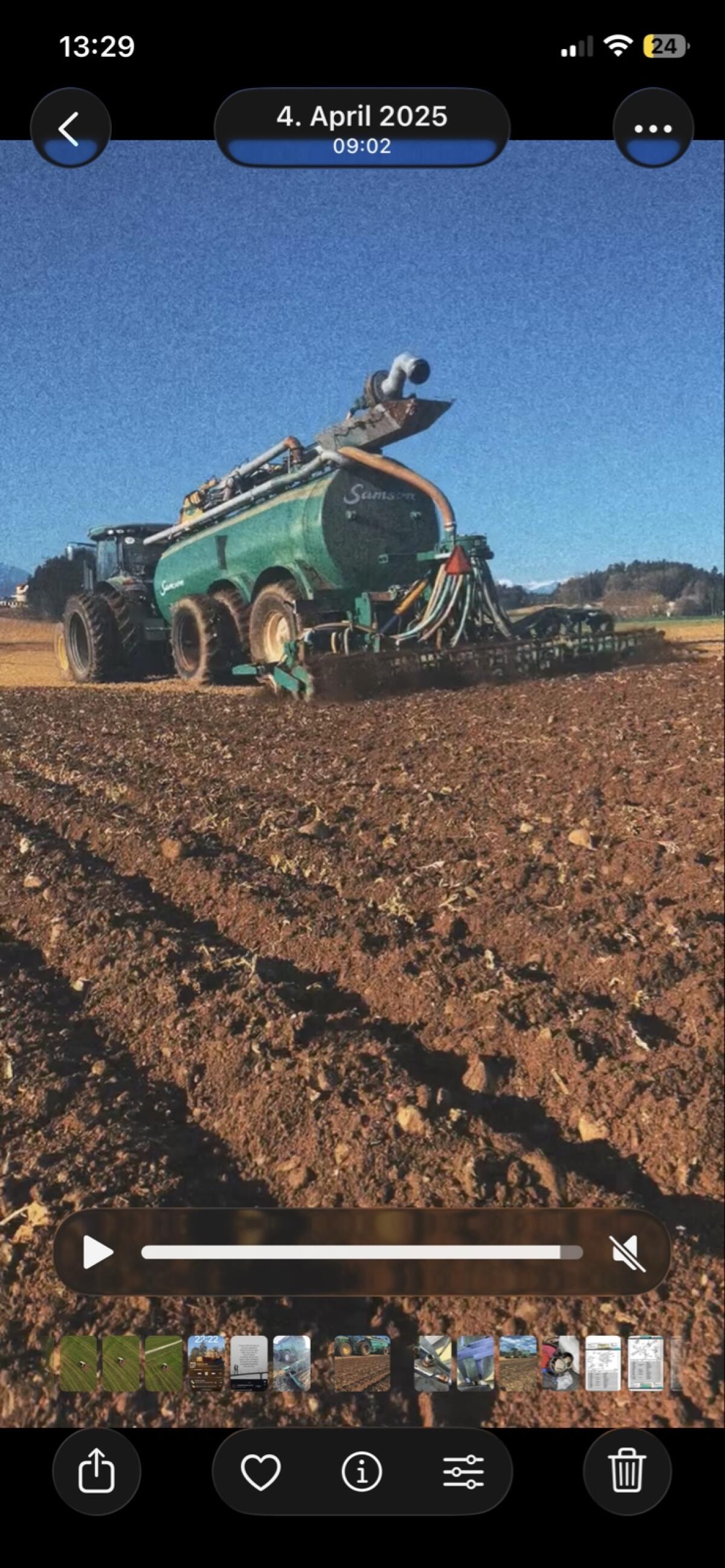 Samson Güllefass inkl. Grubber 2