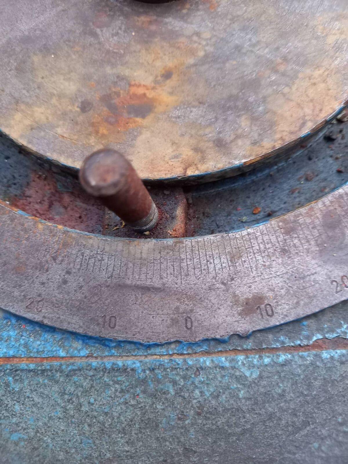 Maschinen-Klemmteller mit Gradeinteilung 3