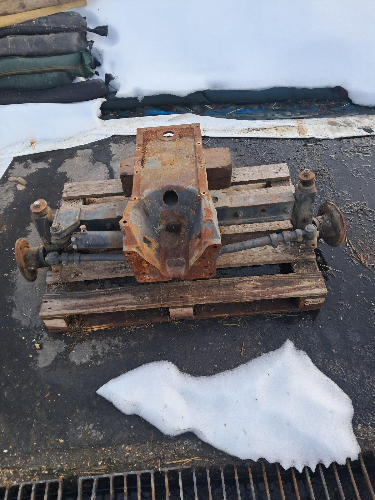 Steyr 8070 Vorderachse 2