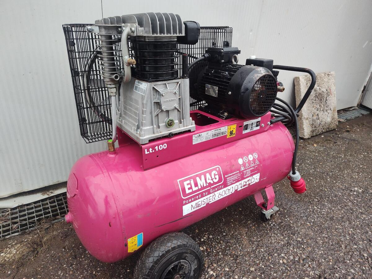 ELMAG Meister 600 Profi Kompressor Luftdruck 3