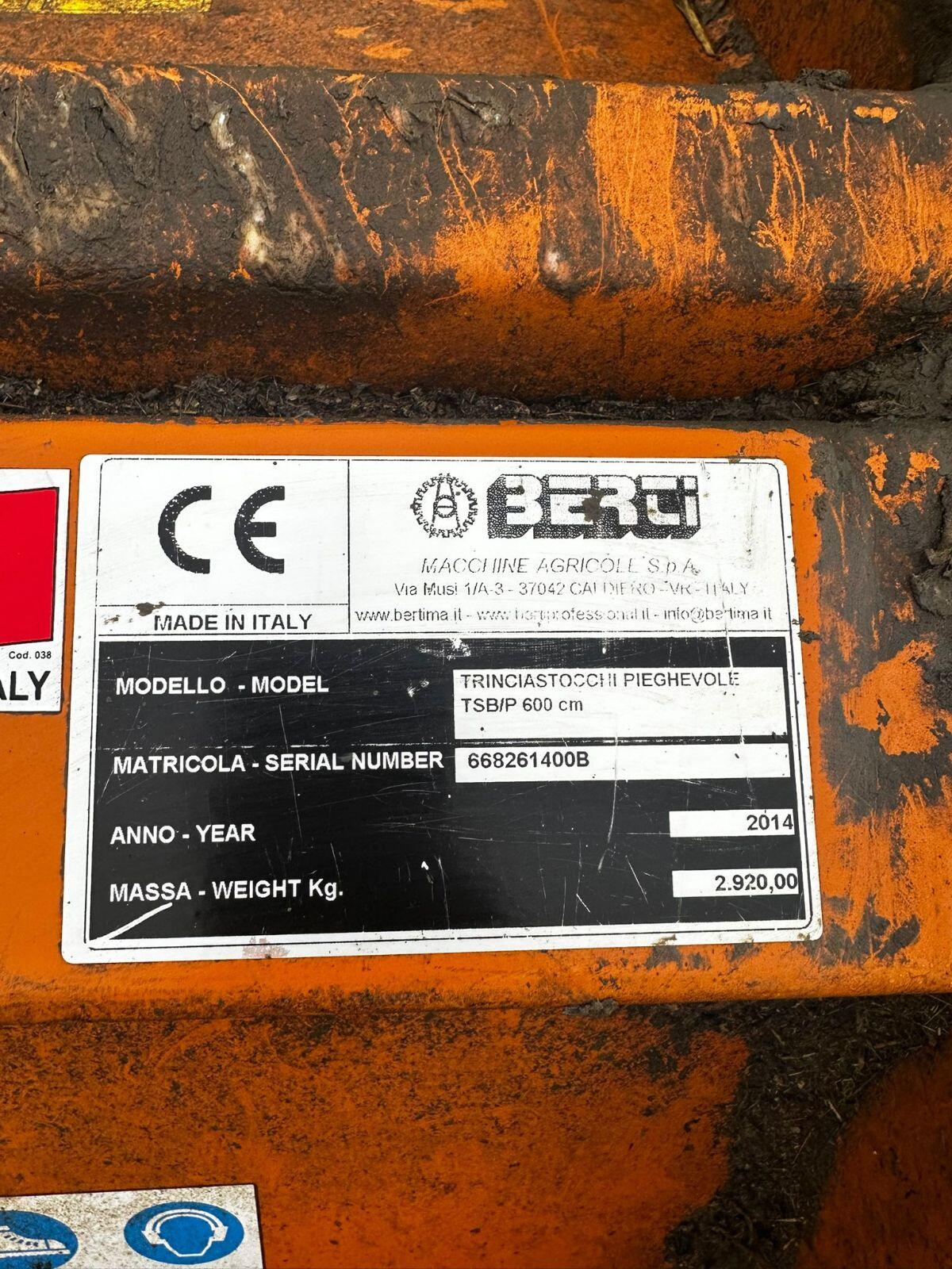 Berti 6 m Mulcher 2