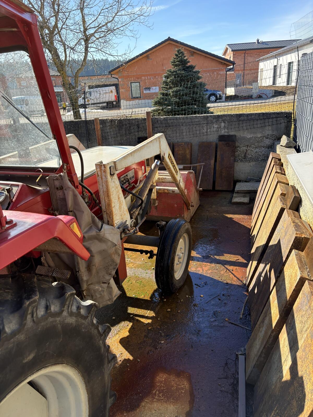 Rotschne Frontlader Steyr 650 3