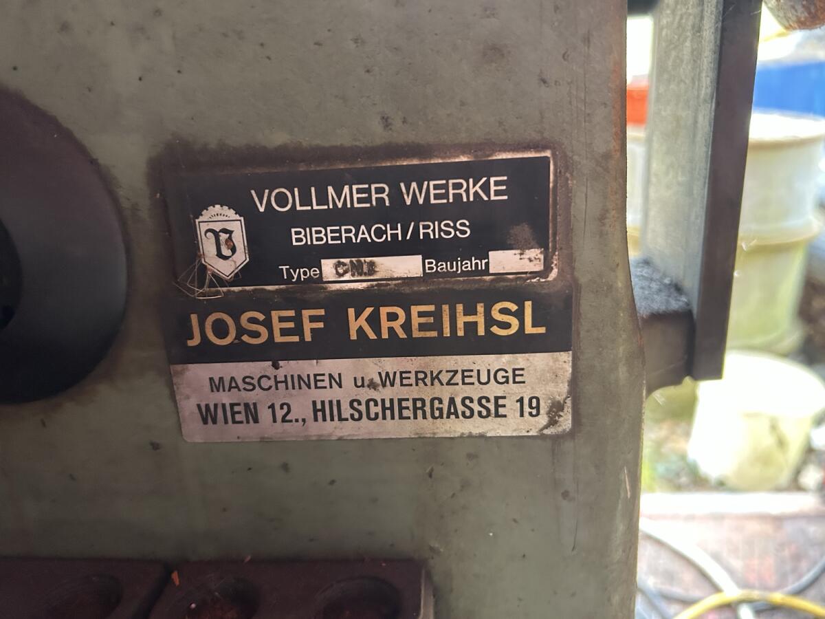 Vollmer Schleifautomat 3
