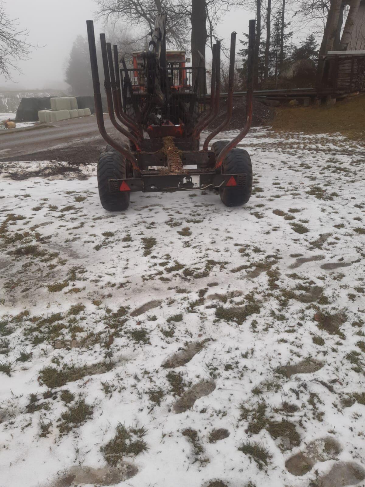 Forstanhänger, Kranwagen, Rückewagen Nokka 3