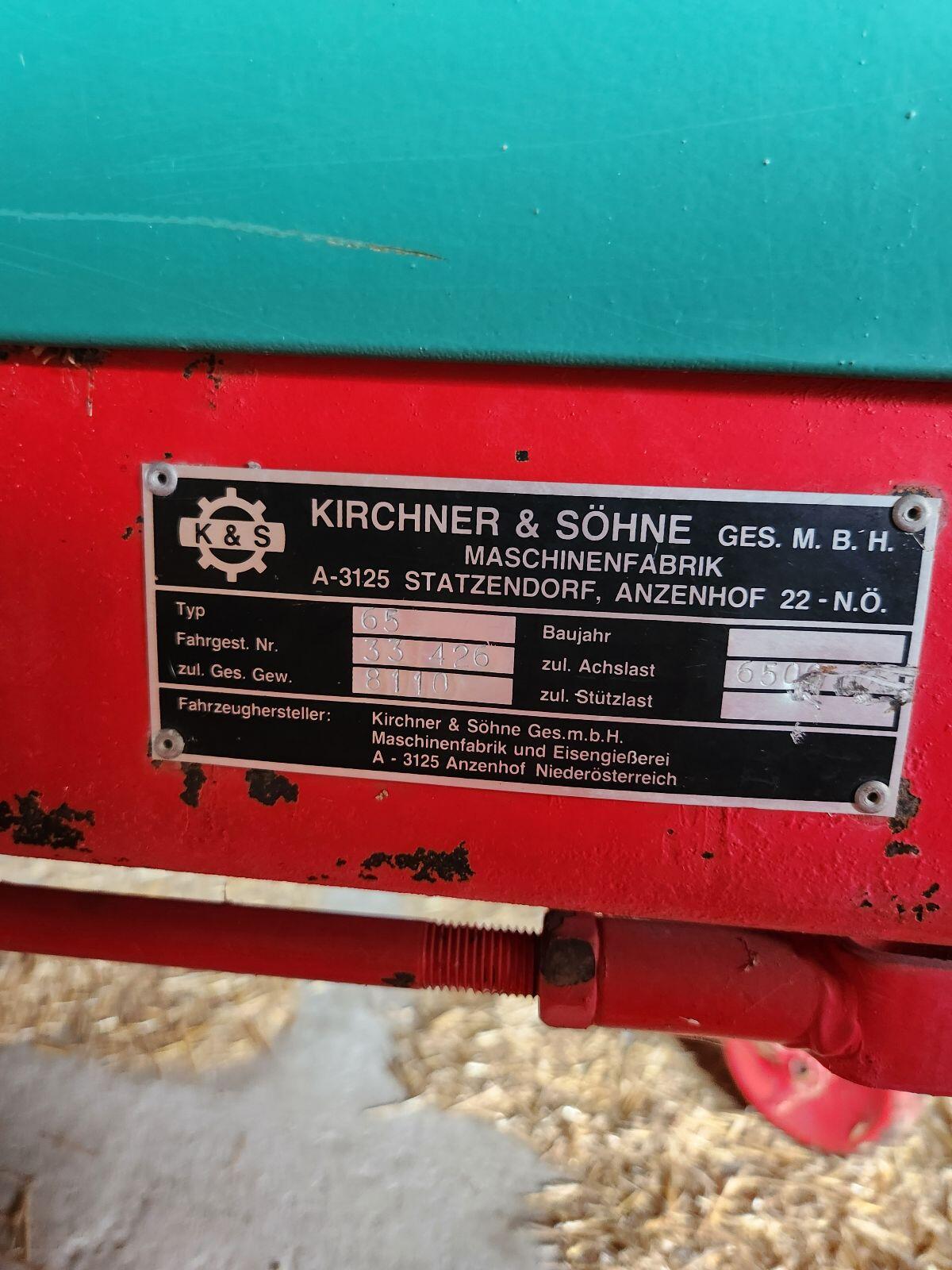 Kirchner Miststreuer 65 3