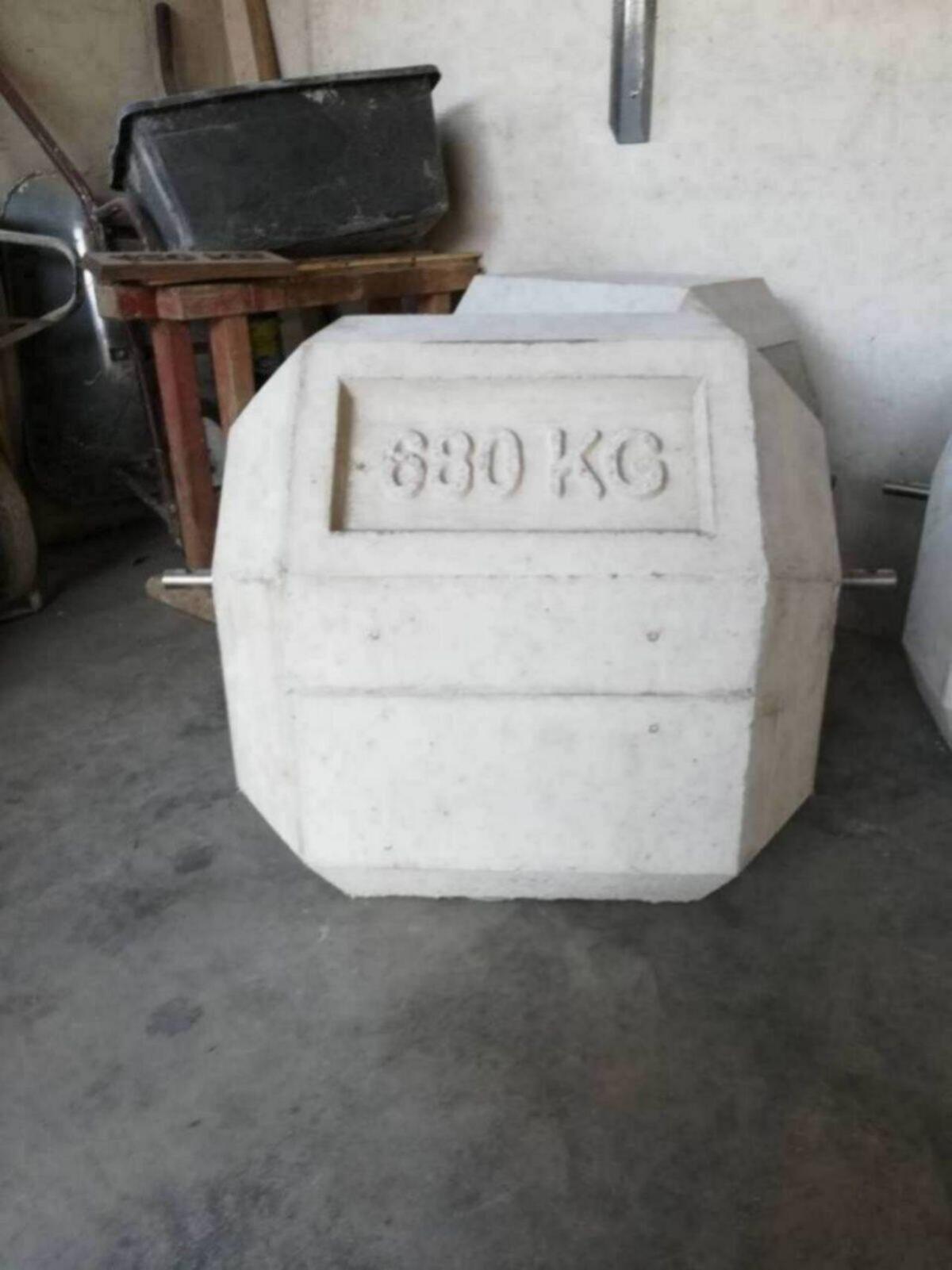 Front- und Heckgewicht Betongewicht 2