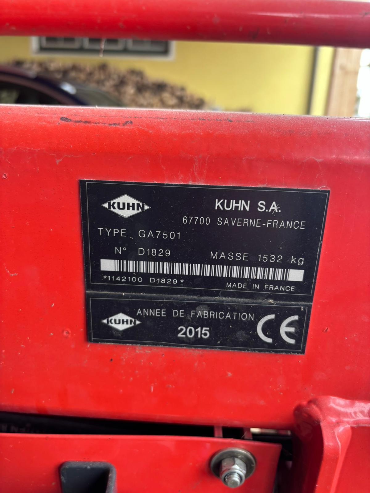 KUHN Schwader GA7501 2