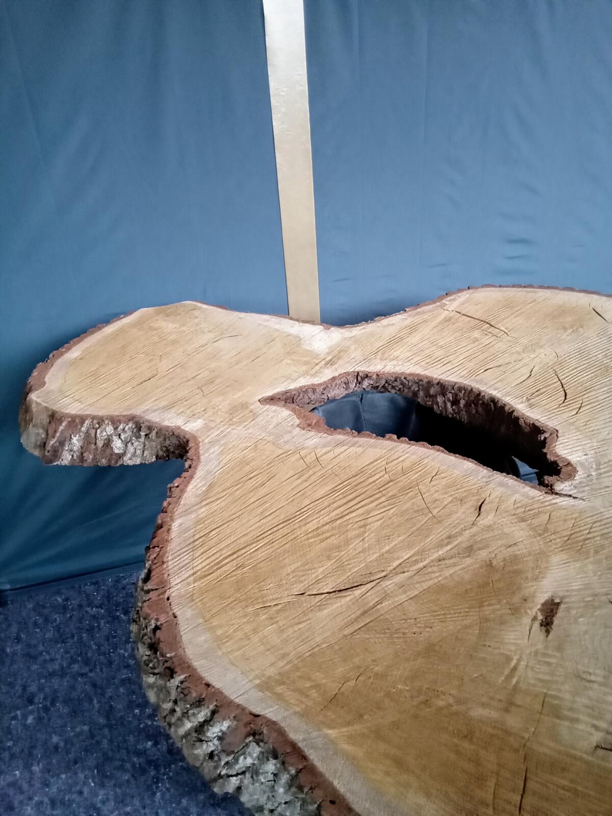 Jumbo Eichenplatte Tisch 2