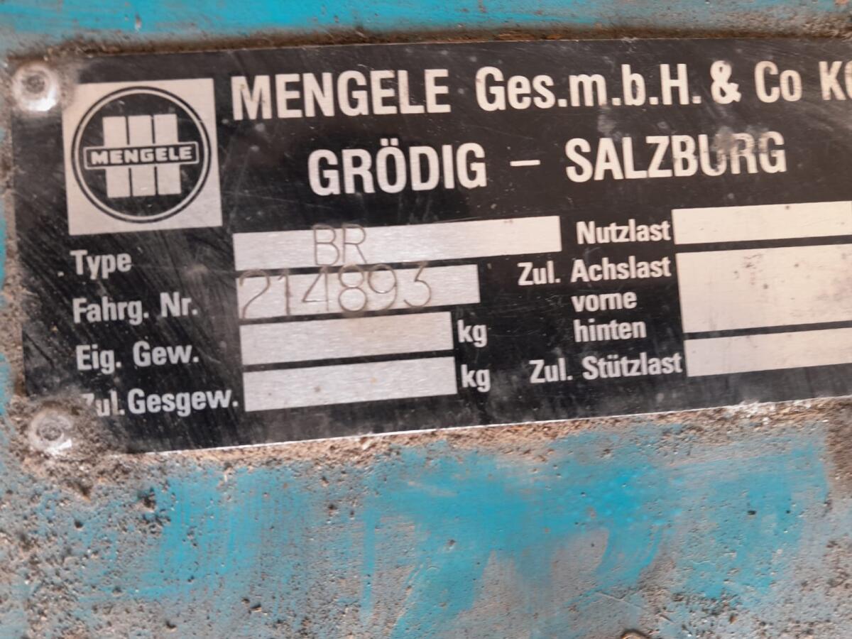 Silohäcksler Mengele 11 kW 3