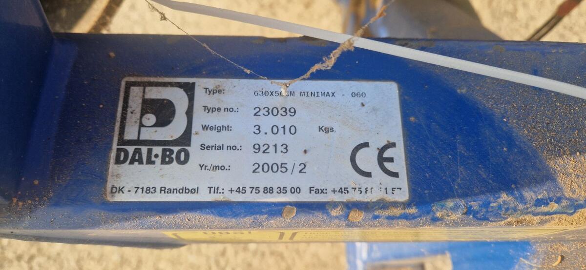 Walze Dalbo Minimax 630 3