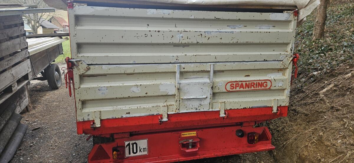 Kipper Anhänger 4 t Spanring 3