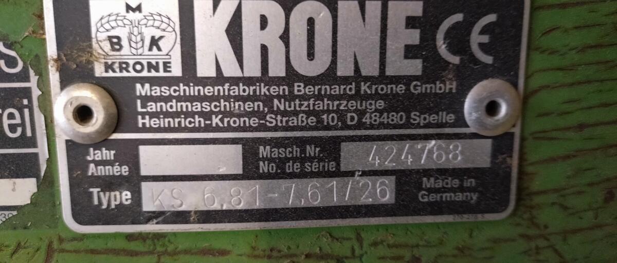 Krone KS 6.81-7.61 Doppelschwader 3
