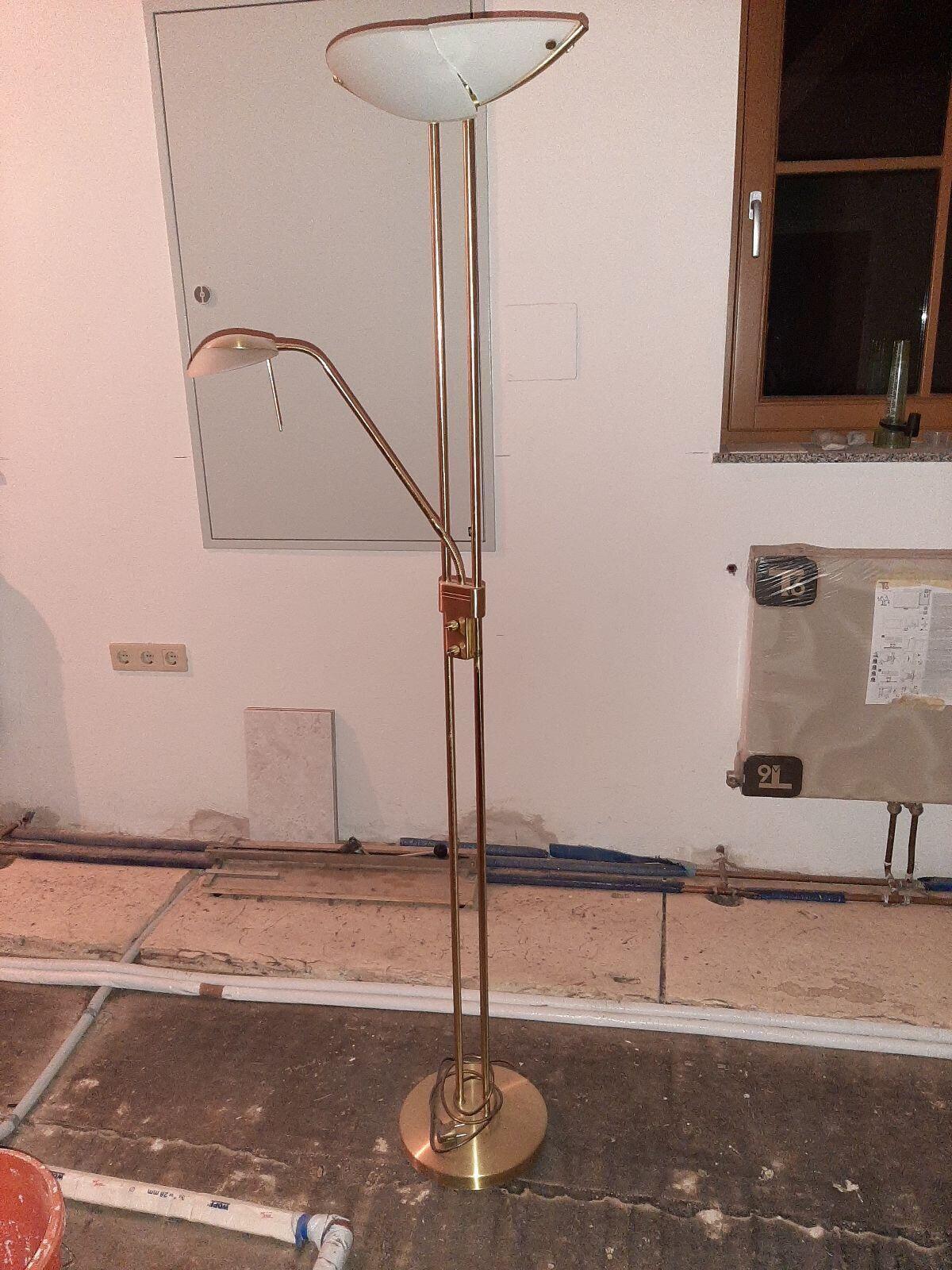 Stehlampe Messing 2