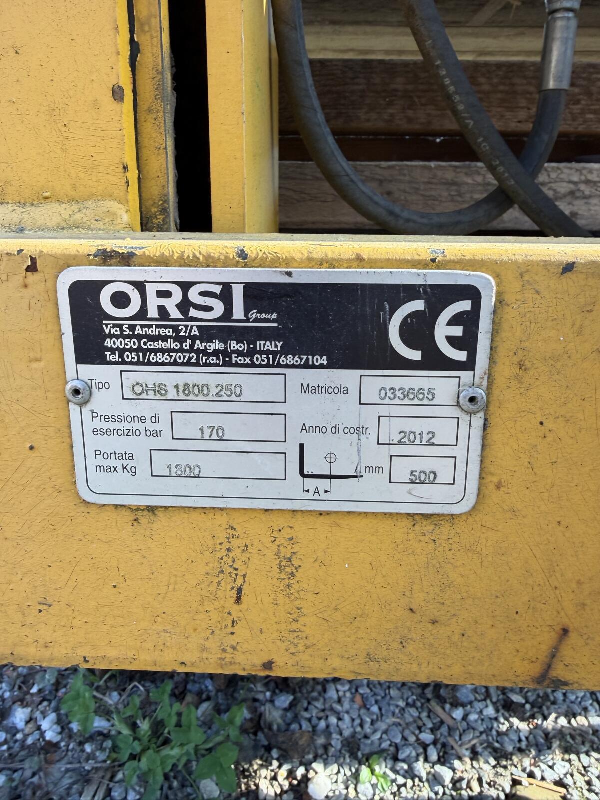 Heckstapler Orsi mit Seitenverschub 3