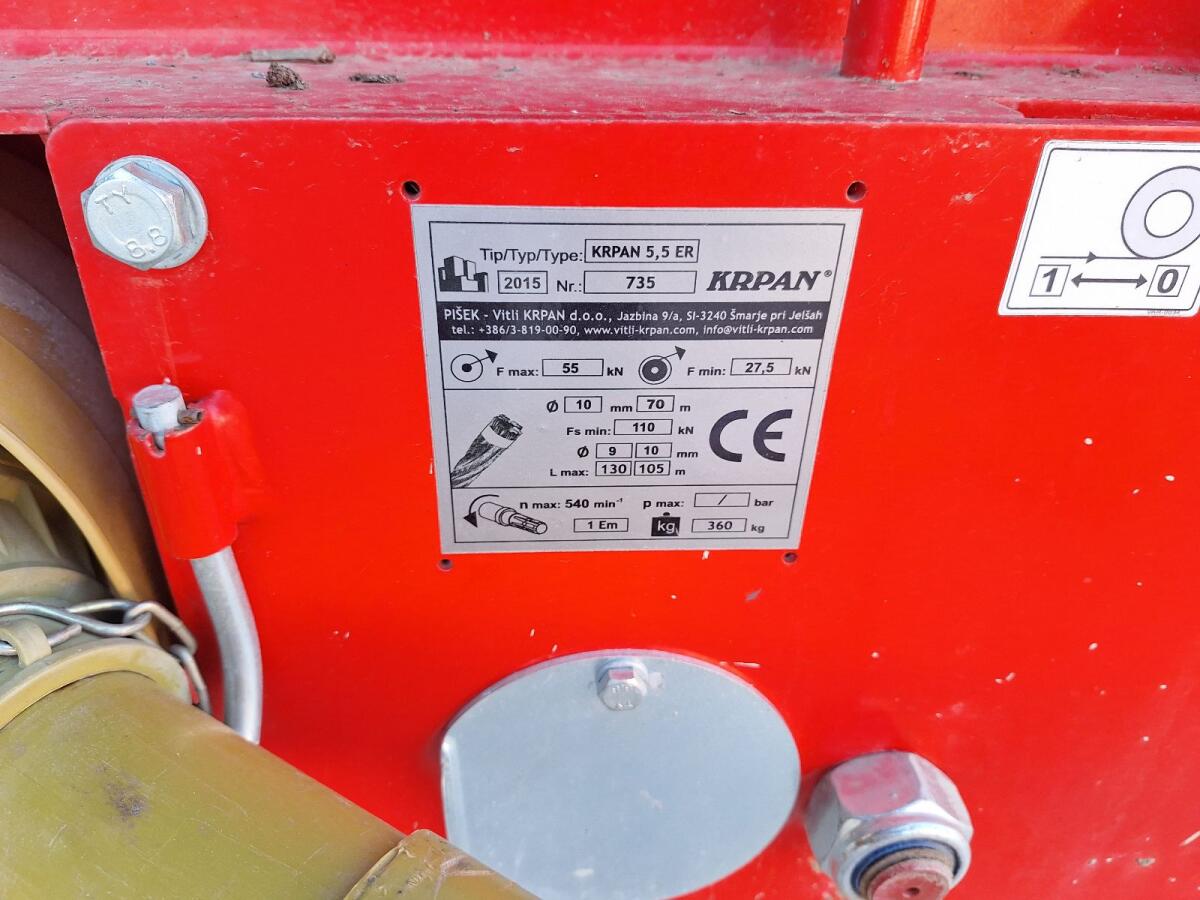 Seilwinde Krpan 5,5 t 2