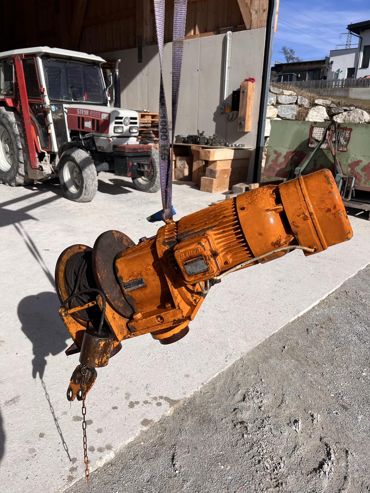 Kranmotor mit Getriebe 2