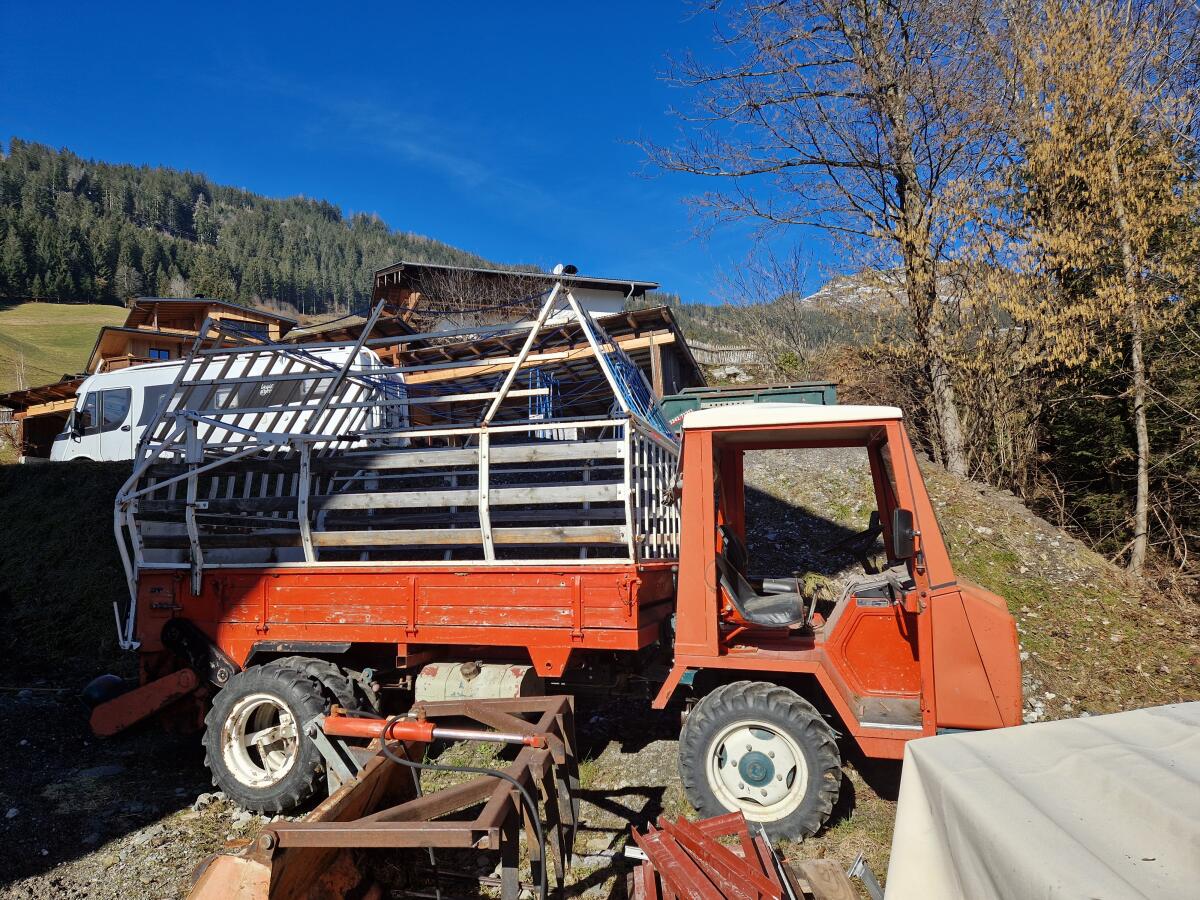 Reform Mulli 33 inkl. Ladewagen und Miststreuer 3