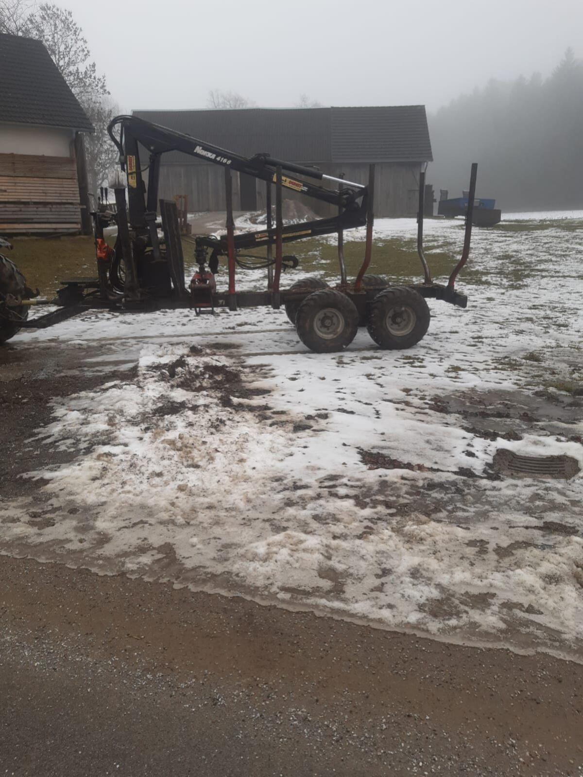 Forstanhänger, Kranwagen, Rückewagen Nokka 2