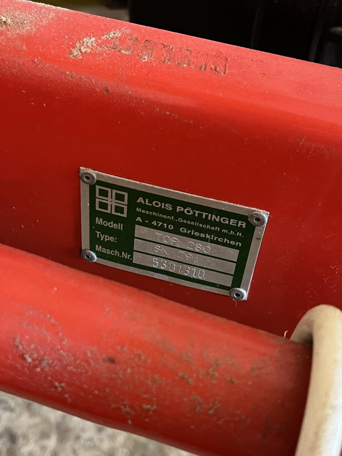 Pöttinger Top 280 Schwader 2