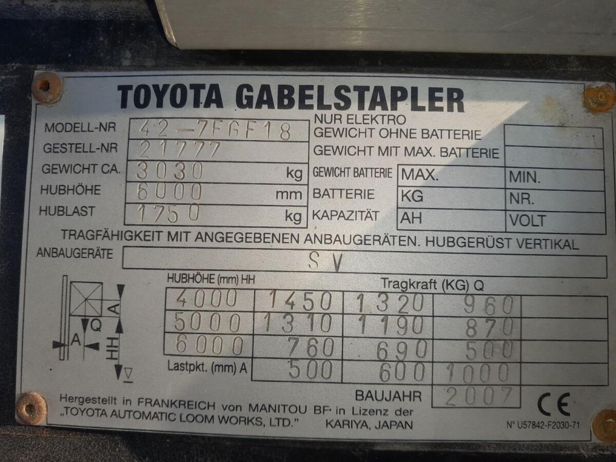 Toyota Stapler SAS 18 3