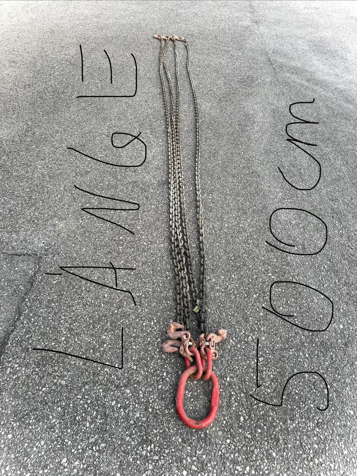 Verkaufe 4er Kettengehänge verkürzbar, Kettenstärke 10 mm. 3