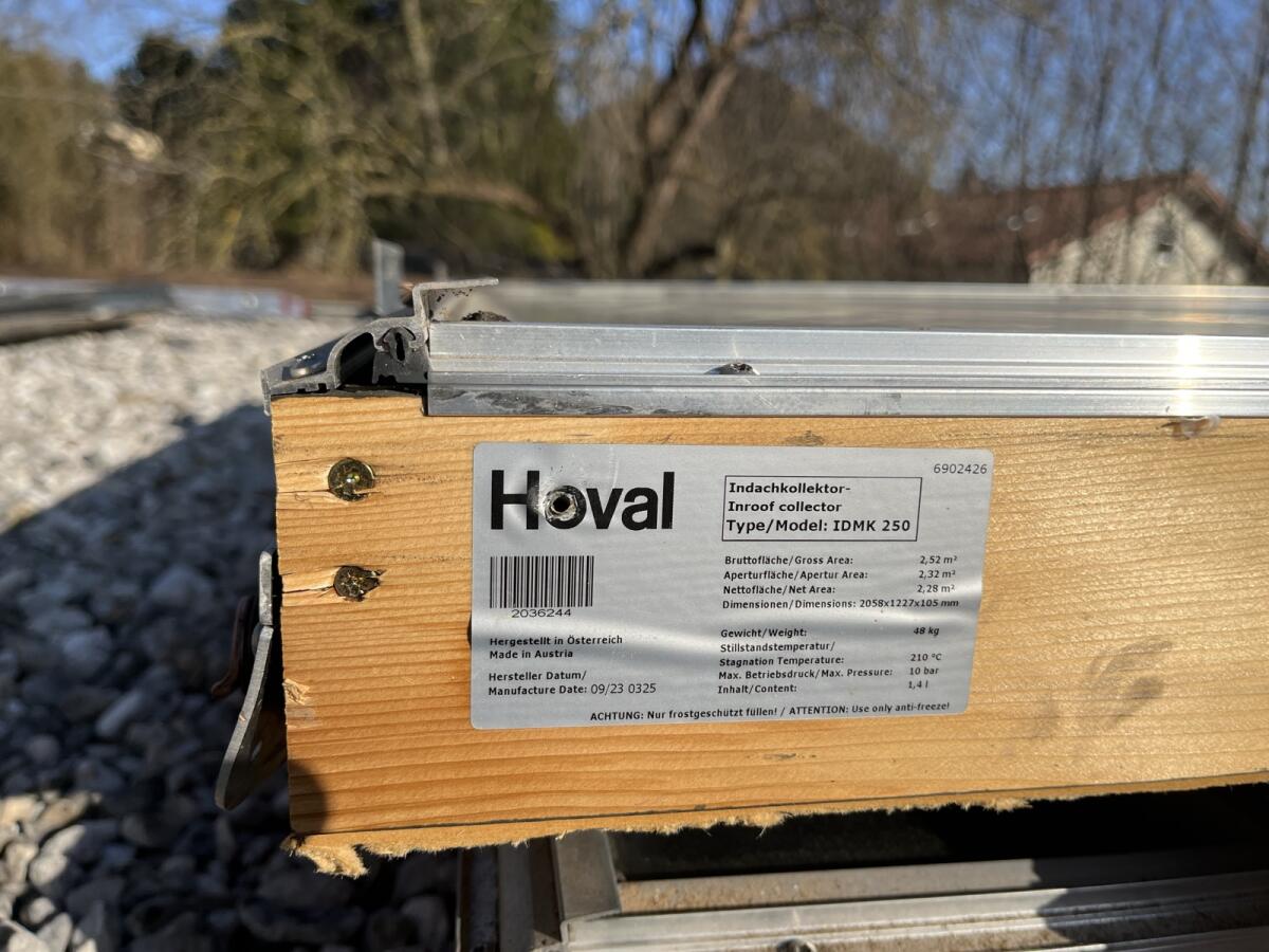 Solarpaneele Hoval Indachmontage 3