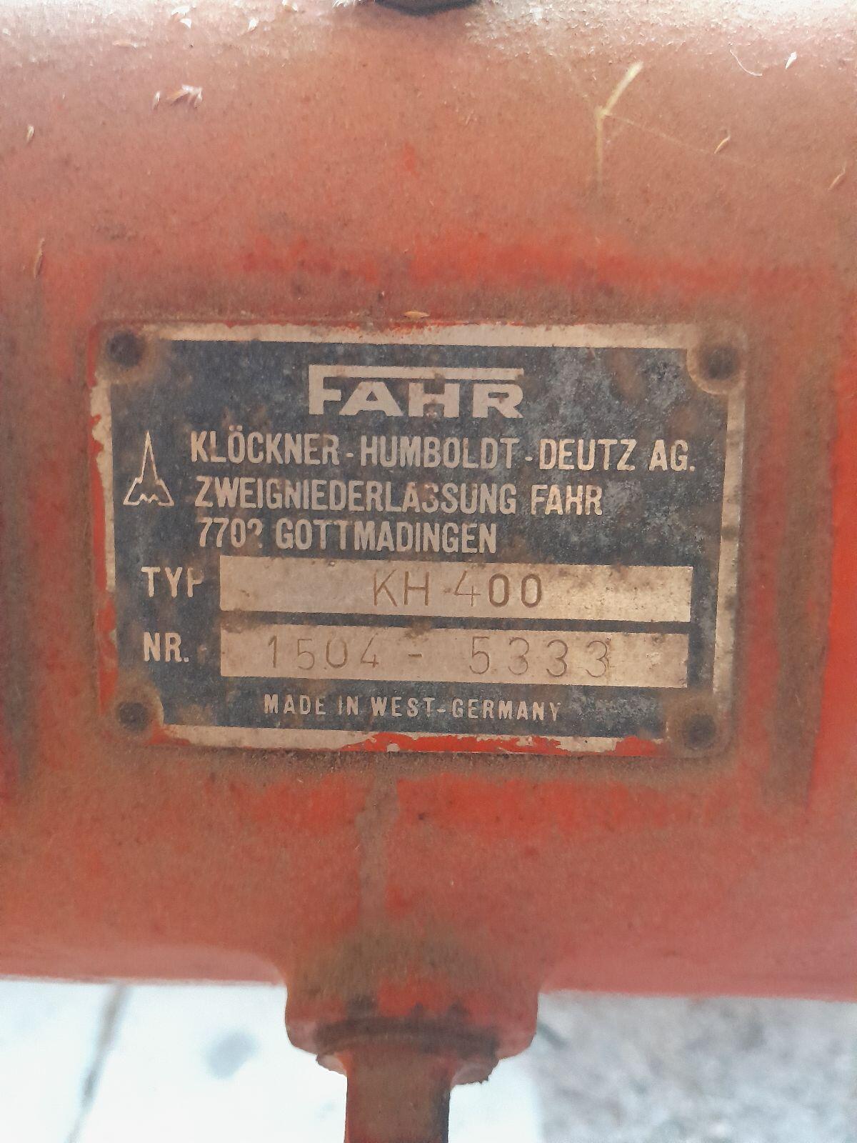 Fahr KH 400 Kreisler 3